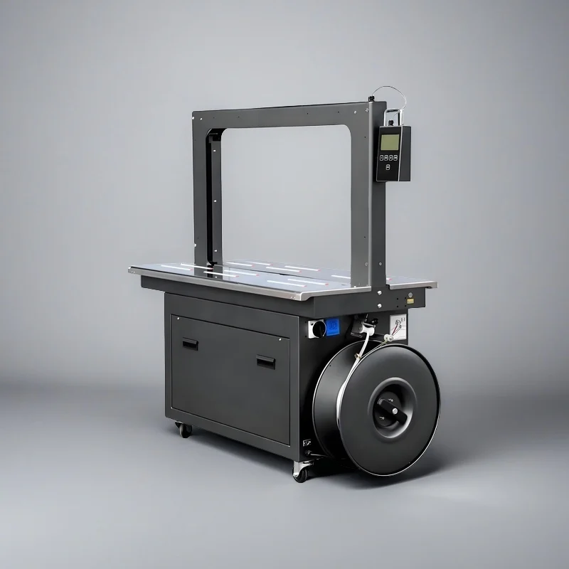 

Fully Automatic 5mm PP Belt Strapping Machine for Food Beverage Apparel Electric Driven Core Motor for Carton Paper Bundling