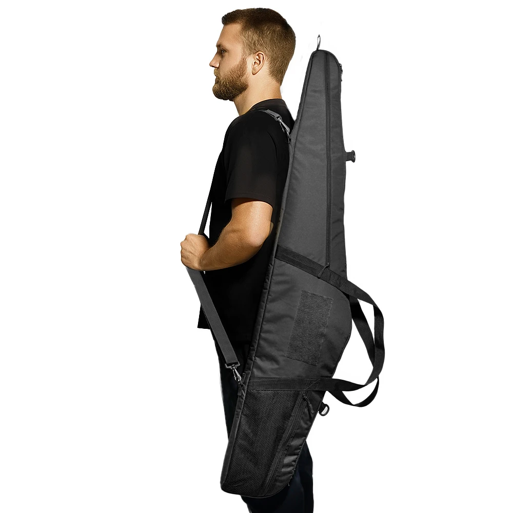 51 Inch Soft Thickened Padded Hunting Storage Bag - Portable Handle Outdoor Protection Gear