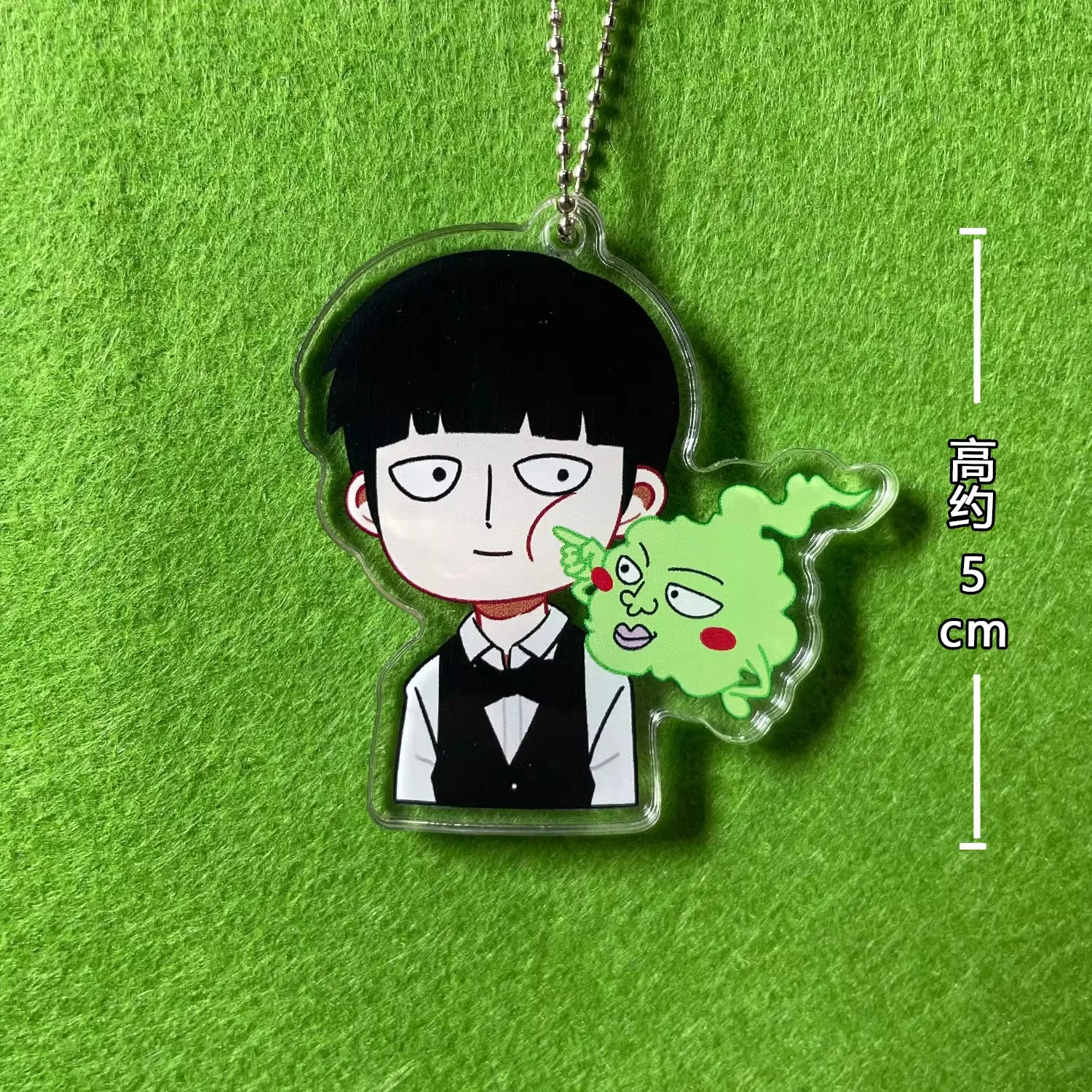 Anime Mob Psycho 100/Mobu Saiko Hyaku Kageyama Shigeo Dimple Cartoon Cosplay Acrylic Keychain Pendant Key ring Charm Xmas Gift