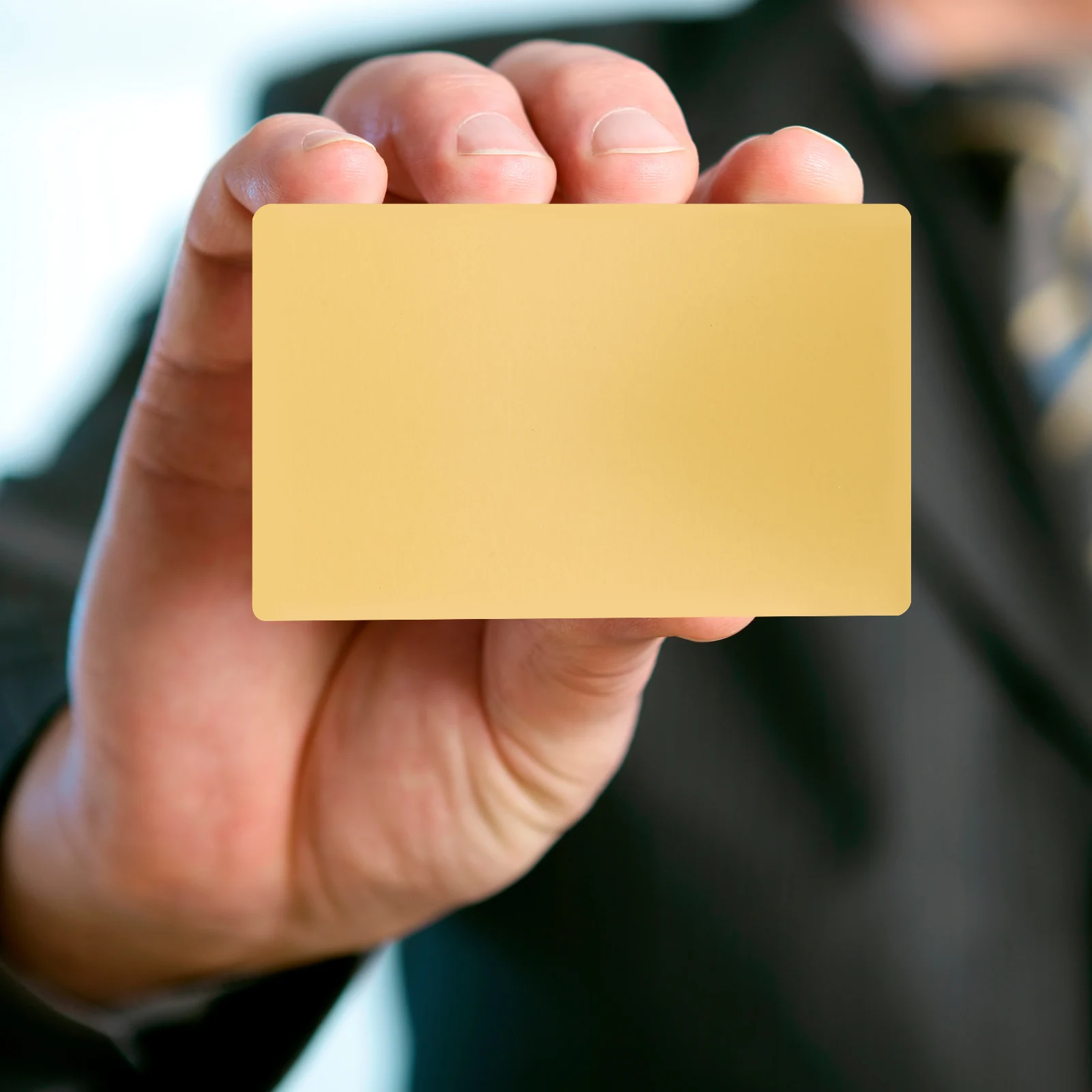 50 stuks draagbare metalen visitekaartje blanco gegraveerde doe-het-zelf visitekaartjes aluminium metalen plaat visitekaartjes kantoorbenodigdheden