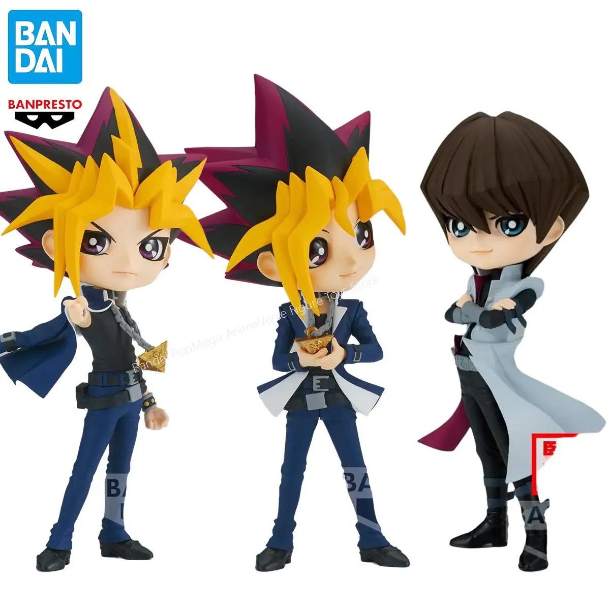 

Оригинальный аниме Bandai Q Posket Yu-Gi-Oh! Duel Monsters Dark Yugi Kaiba Seto Mutou Yuugi Фигурка Коллекция Модель Игрушка в подарок