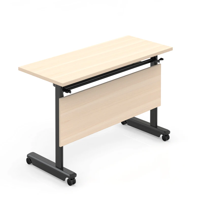 

#￥Folding Conference Table with Casters Suitable for Storing Laptops and Documents in Corporate Training and Board Meetings