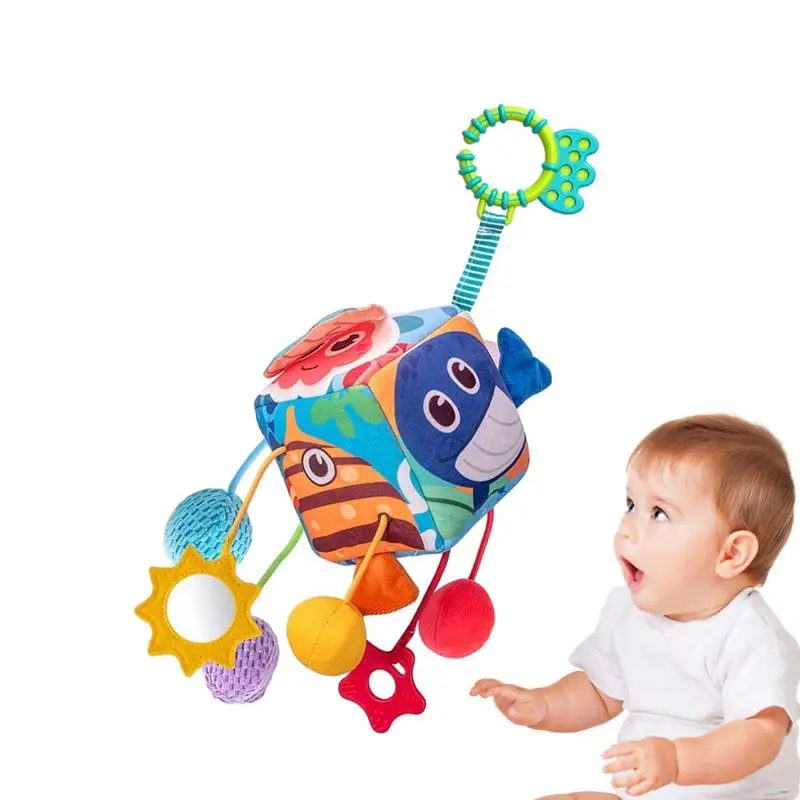 

Babies Pull Toy Rotatable Pull String Activity Toy Sensory Pulling Toys Creative Crib Hangings Toy Babies Stroller Toy For Bed