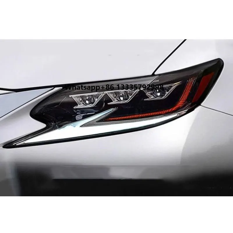 

LED Car Daytime Running Light Headlight Upgrade Replacement for lexus Es 2013 2014 2015 2016 2017 Upgrade Headlight Modify Kits