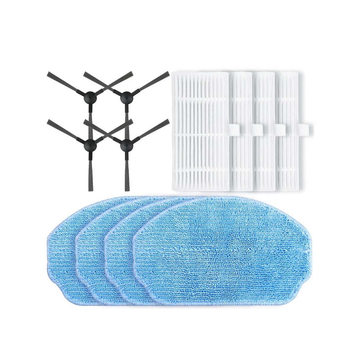 สําหรับ 999 X-Treme อะไหล่ทดแทนแปรงด้านข้างแผ่นกรอง Hepa Mop Pad