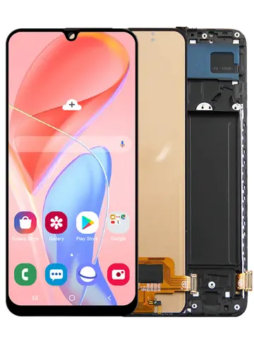 Pantalla A70 SM-A705F A705FN/DS con marco para Samsung Galaxy A70 pantalla LCD reemplazo del ensamblaje del digitalizador de pantalla táctil