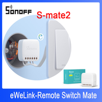 Sonoff S-Mate2 Extreme Switch Mate Local Control Mechanical Switch Support MINI Size Two-Way eWeLink Remote Control Via MINI R4