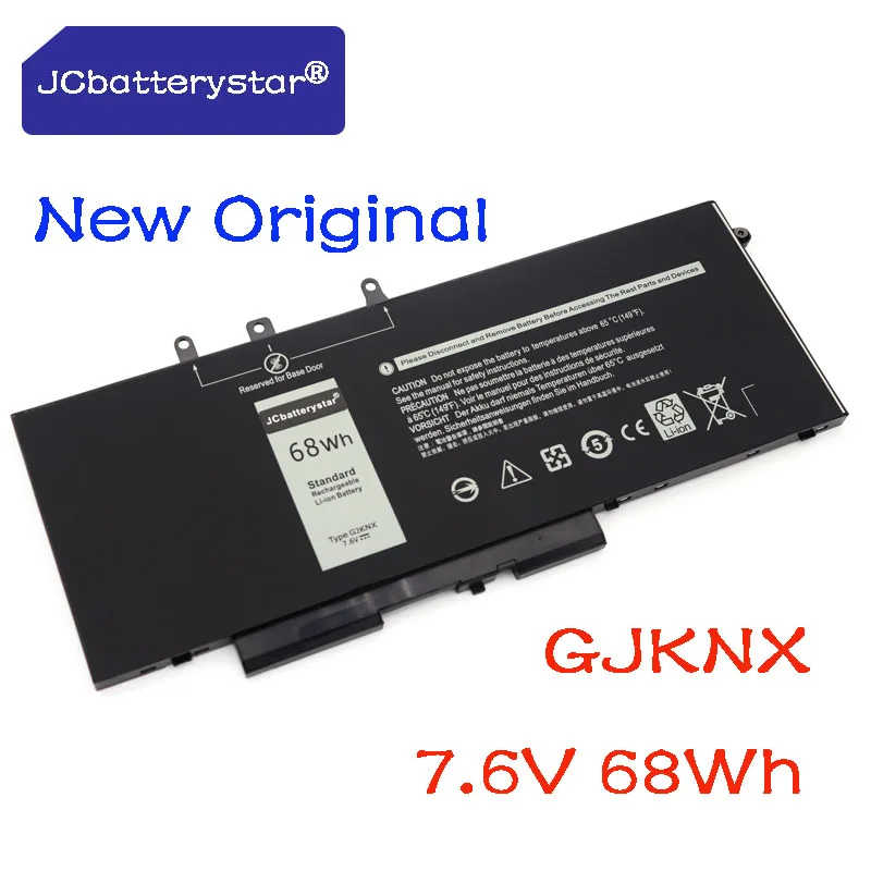 JCbatterystar Высококачественный аккумулятор для ноутбука аккумулятор GJKNX GD1JP для Dell Latitude 5480 5490 5491 E5280 E5580 5580 V 68WH