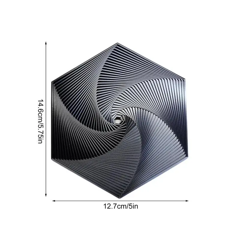 3D-печать шестигранных игрушек, фрактальные фиджеты, портативные шестигранные спиральные игры, сенсорная игрушка для снятия стресса, технические игры для детей