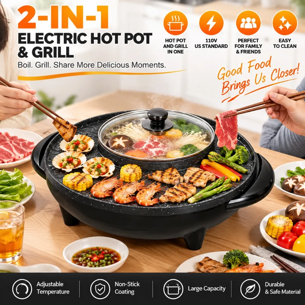 cast-aluminum-electric-hot-pot-grill-non-stick-coating-black-2-in-1-hot-pot-tempered-glass-lid-dual-cooking-zone-bbq-grill-pan