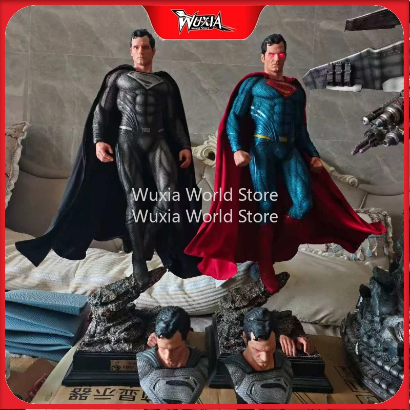 

Фигурка Супермена из аниме «Лига справедливости», 90 см, двухголовая скульптура с подсветкой, коллекционная, настольное украшение, лучший подарок для мальчиков