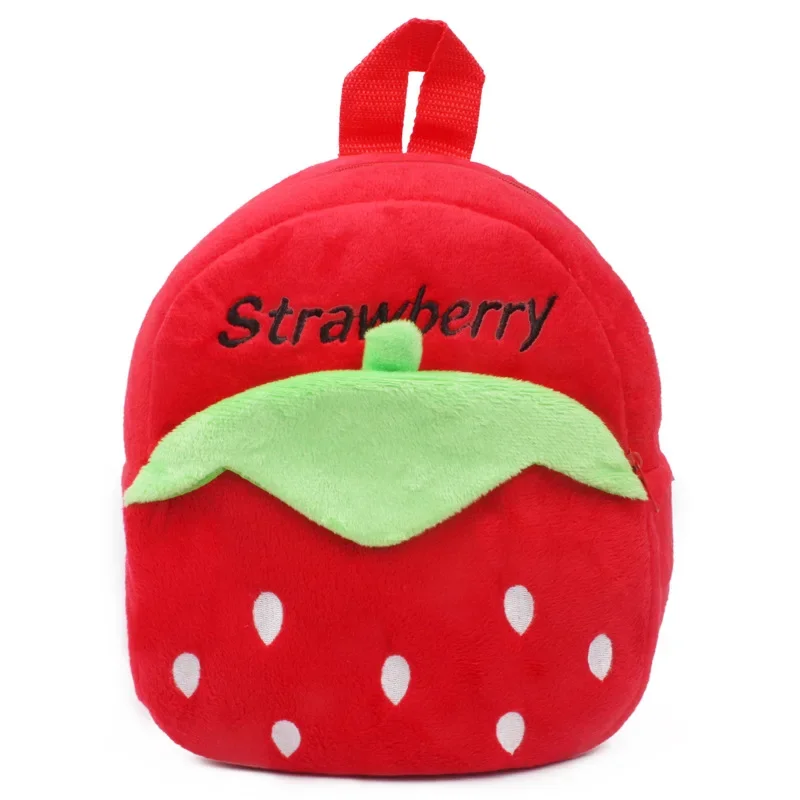 3D Cartoon Print Plush Mini Mochila para Crianças, Mochilas escolares, Cute Animal Bag, Kindergarten Boys and Girls Gift, Book Bag, Moda, 0-4Y