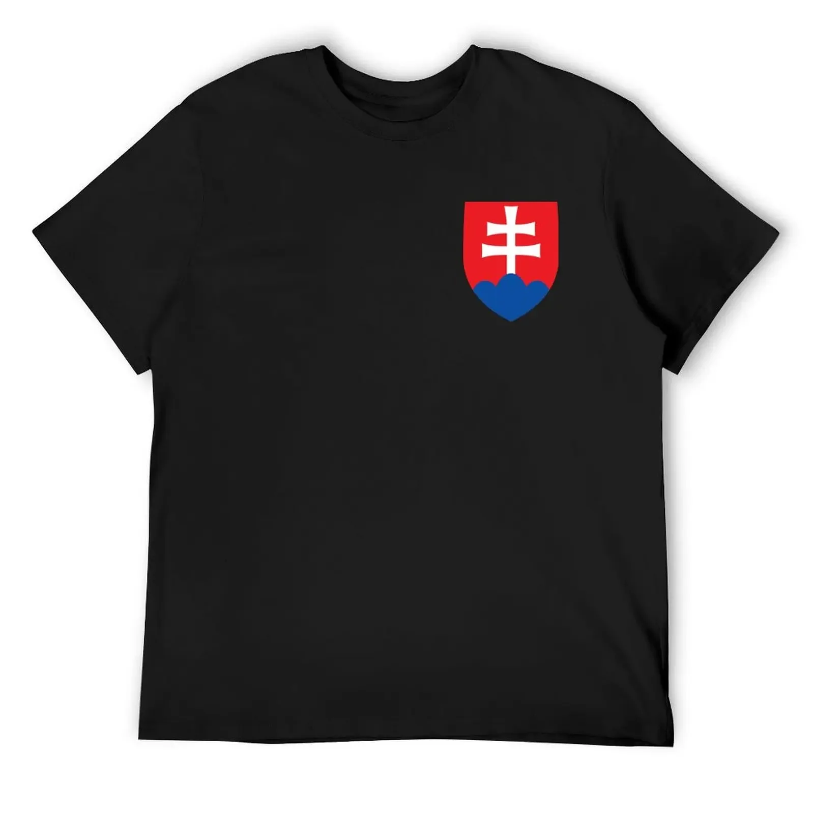 Slovakia coat of arms T-Shirt summer tops anime figures tees Short sleeve tee mens fashion