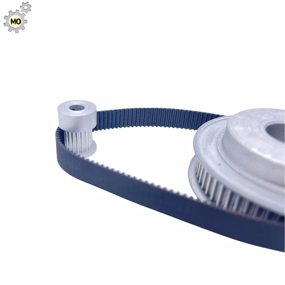 

20T 80T 2GT Timing Pulley Set Reduction 1：4 Belt Width 6mm 10mm 20Teeth 80Teeth GT2 Synchronous Pulley Belt Kit 2GT Belt Pulley