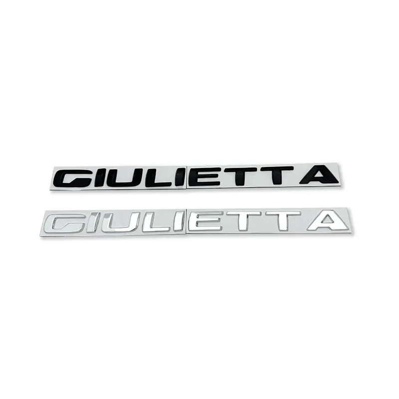 Q2 Q4 GIULIA GIULIETTA STELVIO VELOCE Ti badge emblem car stickers for alfa Romeo rear boot refit trunk label logo accessories