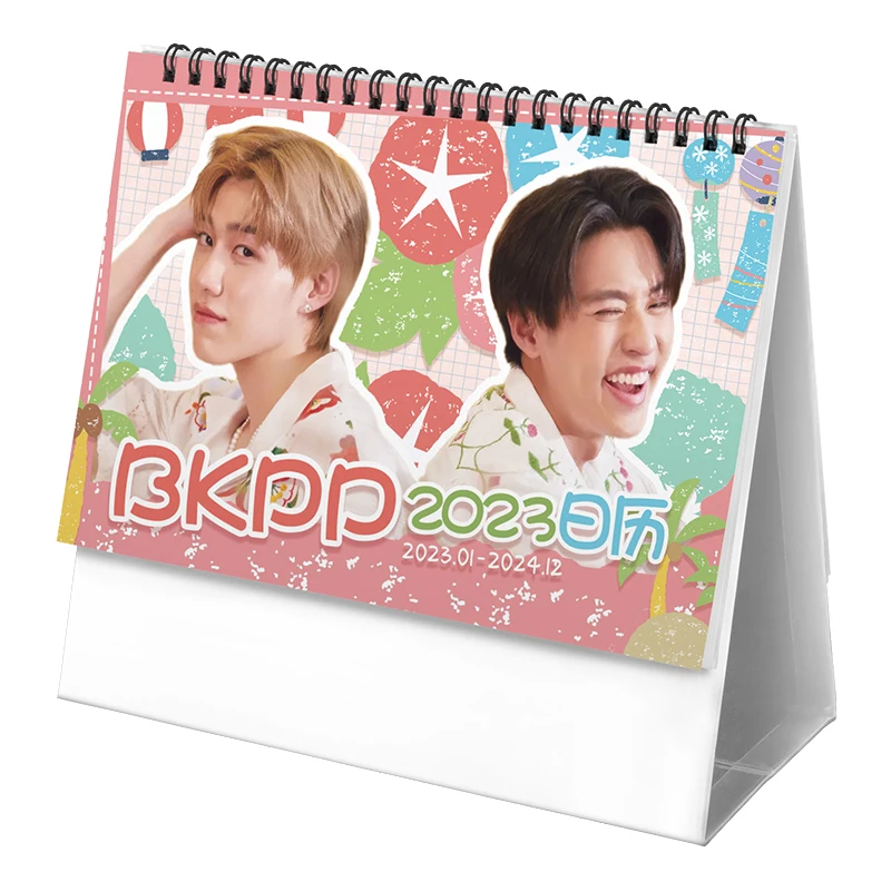 2023-2024 Thailand Drama interpreta il mio amore con il tuo cuore BKPP Desk Standing Calendar Planner 21x14cm calendari giornalieri