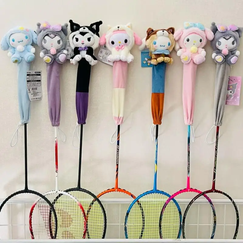 Sanrio Badminton Racket Handle Cover Protective Sleeve Cartoon Cute Non-Slip Shock-Absorbing Thickening Racket Diy Decoration