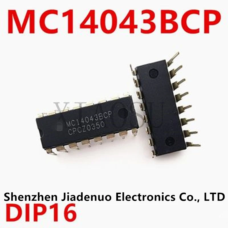 (5-10pcs)100% New MC14043BCP MC14043B  DIP-16 Chipset