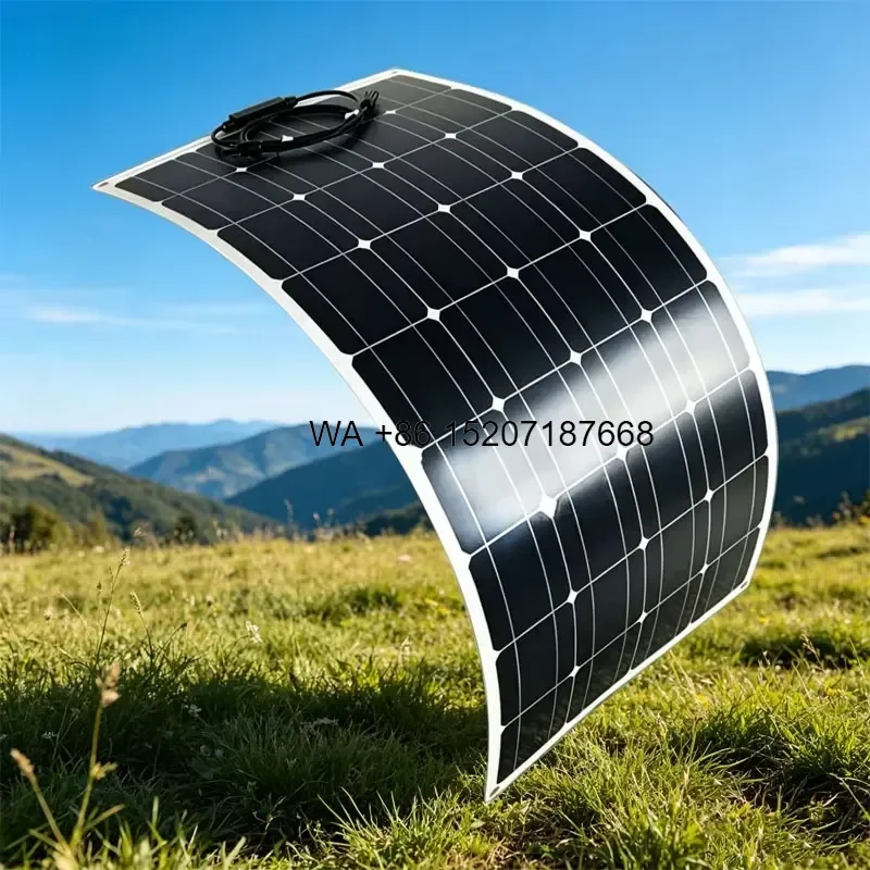 Wmwmnu Customized Solar Panels Flexible Solar Modules Outdoor Photovoltaic Panels for Rooftop Ships