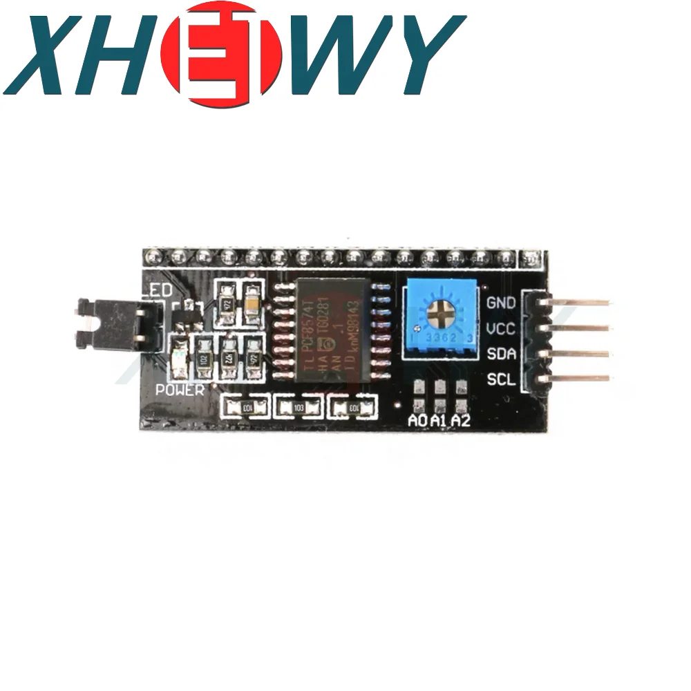 Iic/I2c/Interface Lcd1602 Adapter Board Functie Bibliotheek Lcd 8020a 2004a 12864b Adapter Board Pcf8574 Uitbreidingskaart