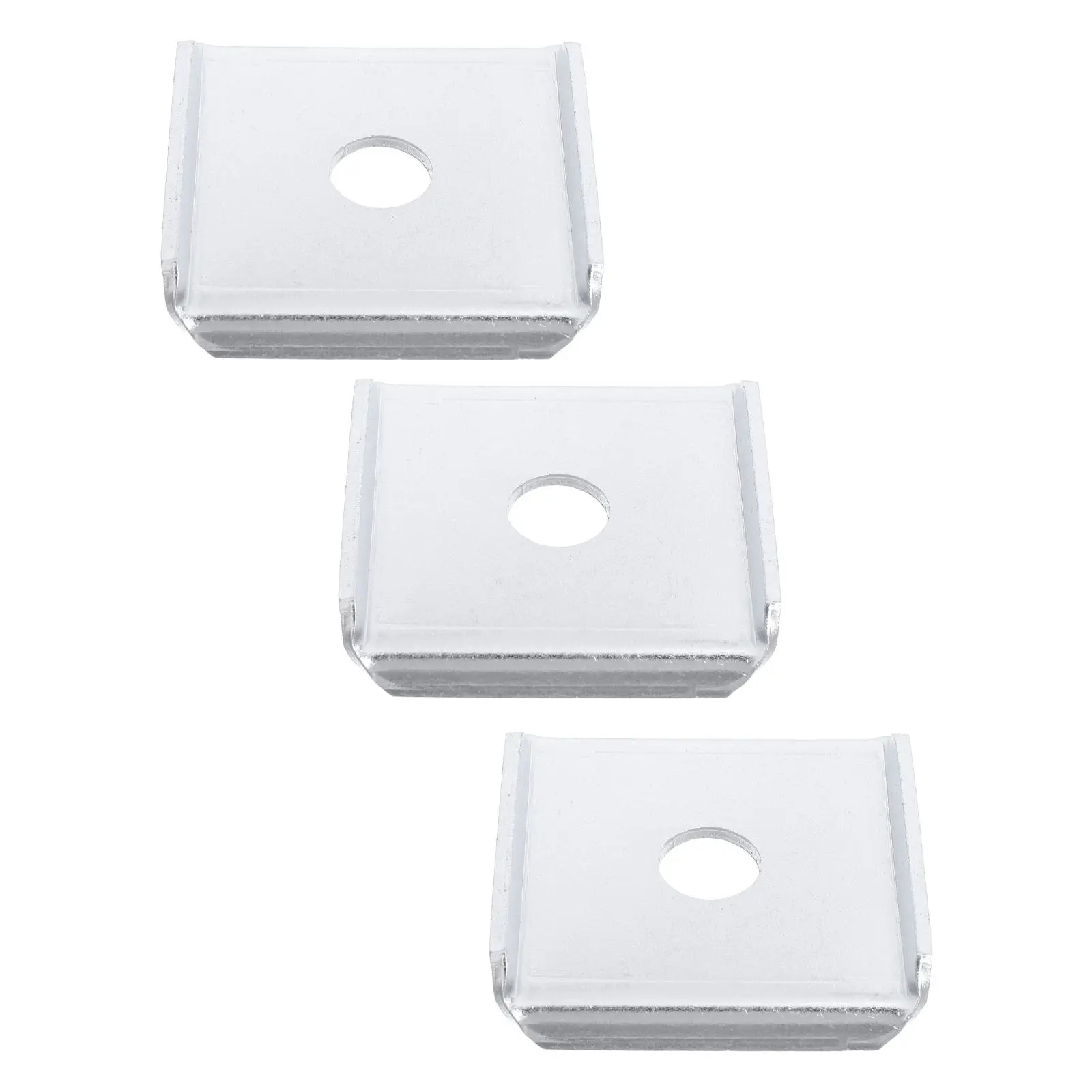 3Pcs Dual Mulching Blade Adapters Lawn Mower Blade Mount Spacer Commercial Mowers 2.8inch Width 0.12inch Thick 58Mm Center Hole