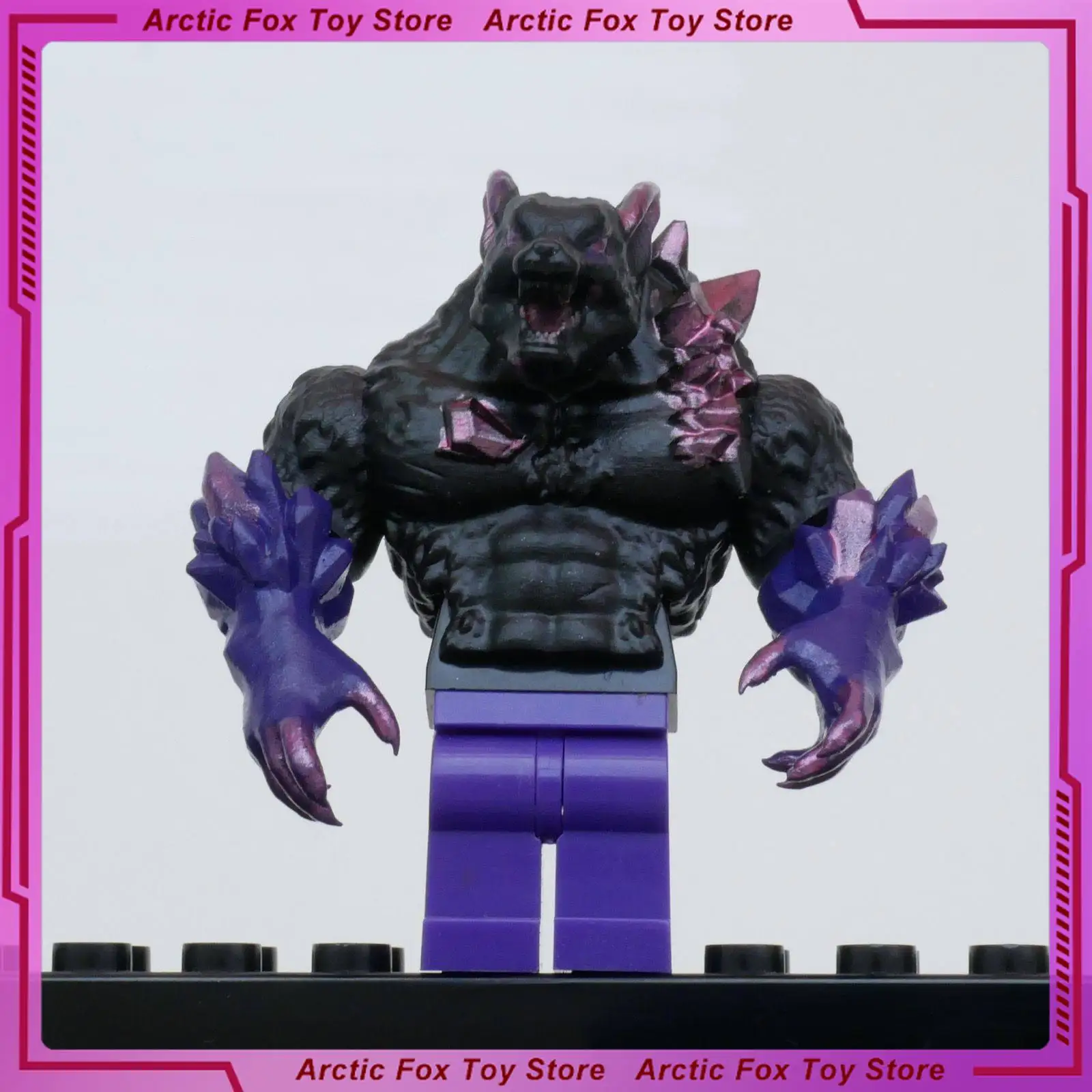 

Игровая фигурка PUBG: Волк-король Альфа, аниме-фигурка, милая модель, конструктор, украшение, игрушка, подарок на Рождество для детей