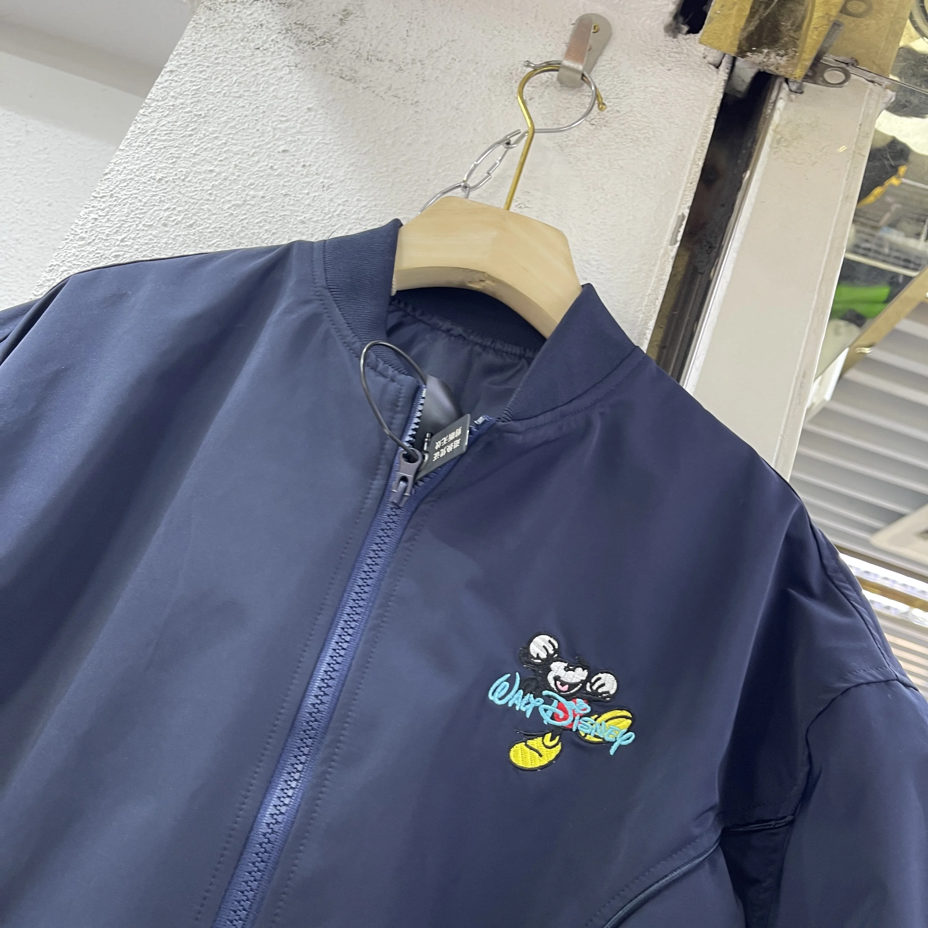 Autumn New Women's Jacket American Retro Design Cartoon Embroidery Casual Loose Baseball Jacket Zipper Jacket Trendy Coat