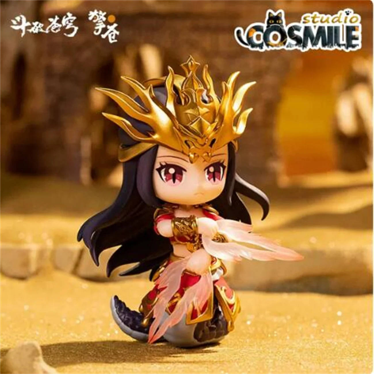 Anime Doupo Cangqiong Official Original Fights Break Sphere Medusa PVC Figure Model Doll Toy Collection Gift CQ