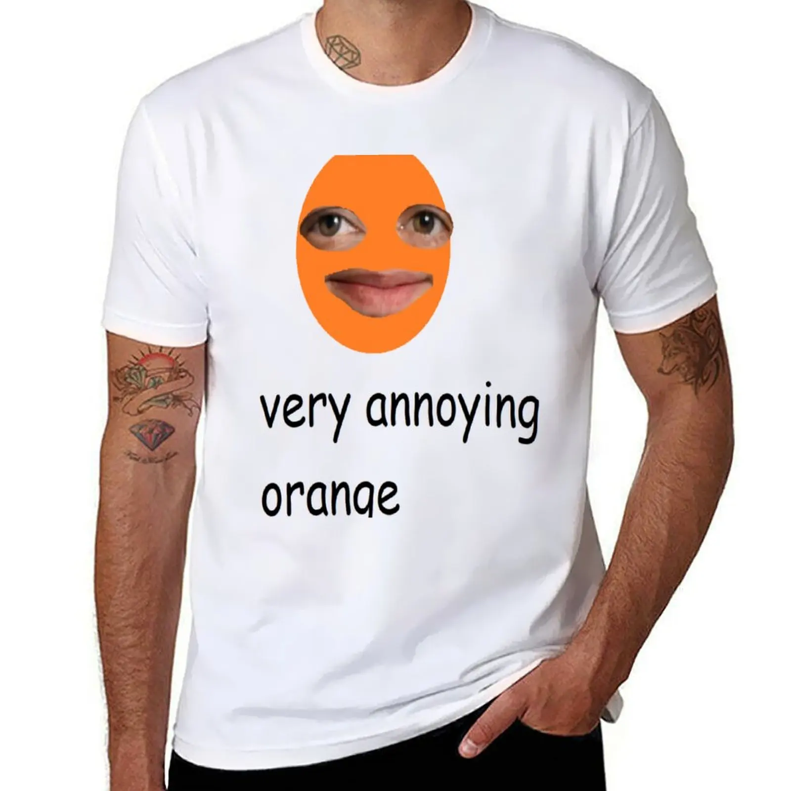 

Very Annoying Orange T-Shirt t shirts for man graphic vintage man t shirt cotton