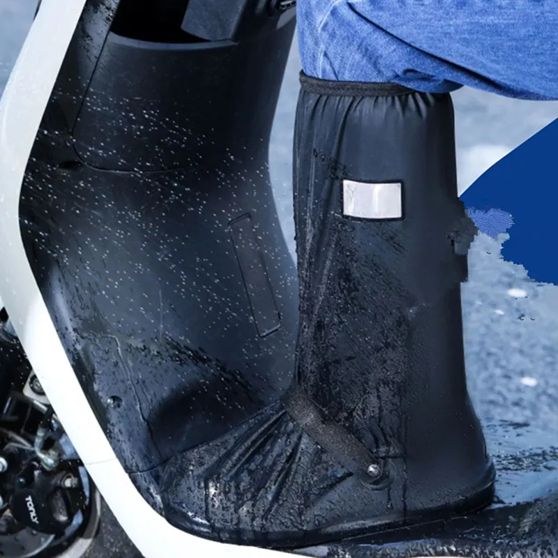 Black Anti-slip Covers for Bicycle Clothing Tourist Motorcycle Outdoor Non-slip Winter Cycling Boots Waterproof Shoes Cover