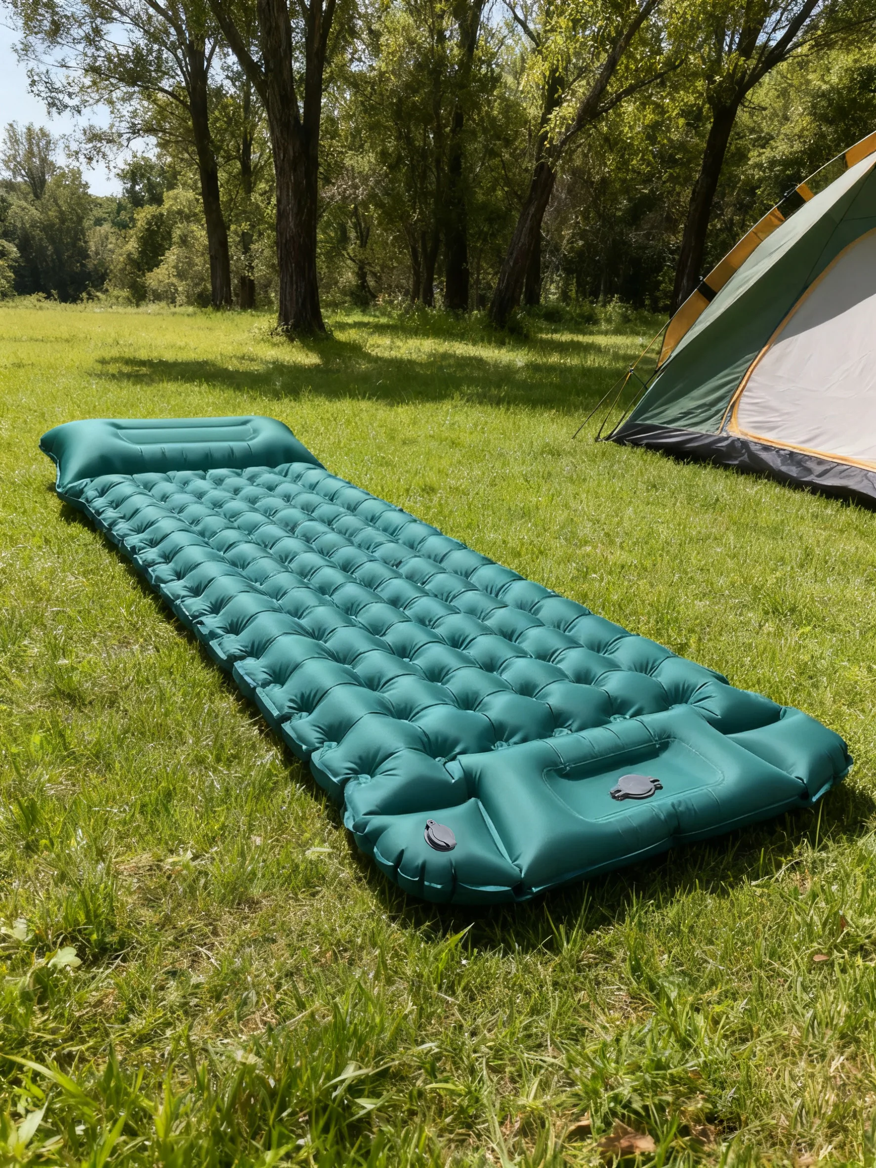 Gemütliche 10 cm dicke aufblasbare Matratze – isolierte Winter-Campingunterlage, perfekte Weihnachtsgeschenkidee für Familien- und Outdoor-Abenteuer – Detail 2