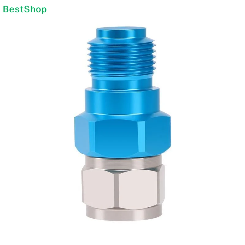360 Degree Rotatable Airless Paint Sprayer Adapter Aluminum Alloy High Pressure Leak Resistant Swivel Joint For Smooth Coating