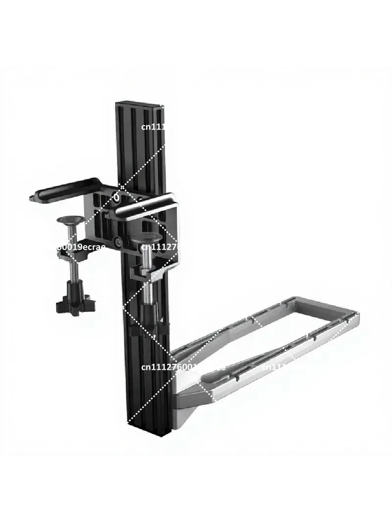 Flight Joystick Throttle Stand Aluminum Alloy Two-Hand Desktop Mount for Flight Sim