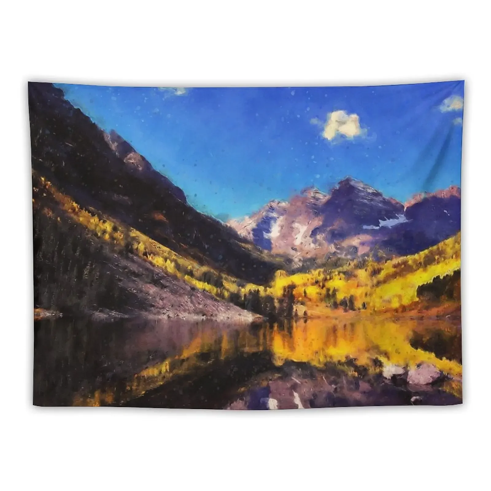 

The Wonderful Maroon Bells Tapestry House Decorations Cute Room Decor Custom House Decoration Tapestry