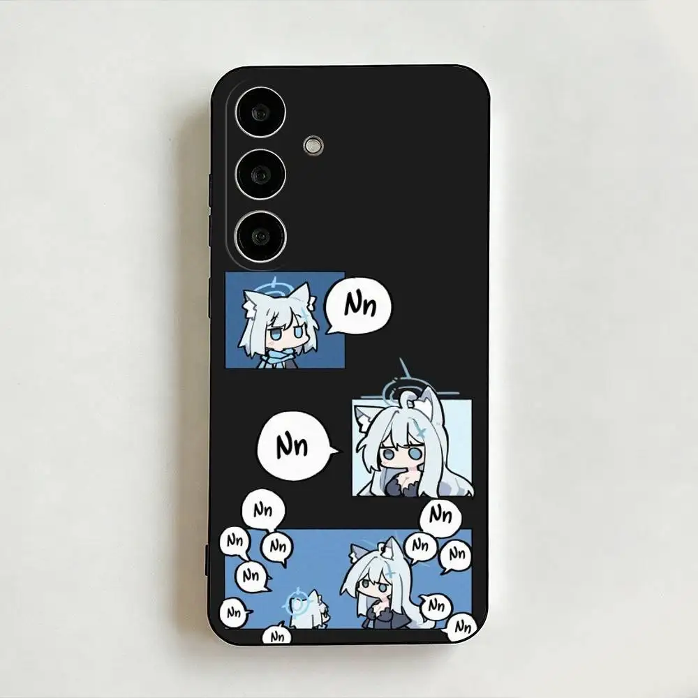 Sunaookami Shiroko  Phone Case For Samsung Galaxy A73,A72,A71,A70,A53,A52,Cover Black Shell ll