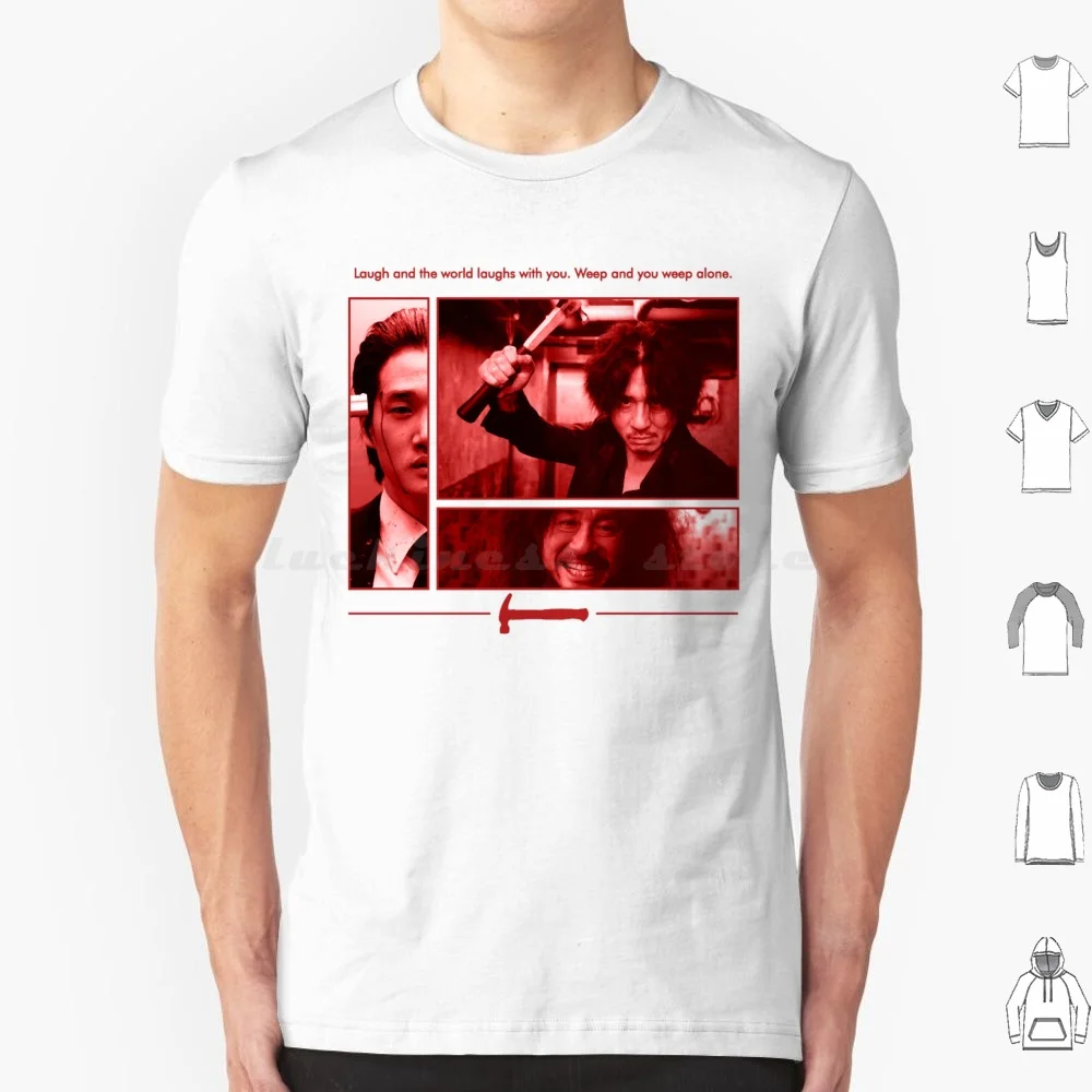 Old Boy Red Files T Shirt 6xl Cotton Cool Tee Oldboy Movie Film Korean Old Boy Cinema Hammer Park Chan Wook Revenge Movies