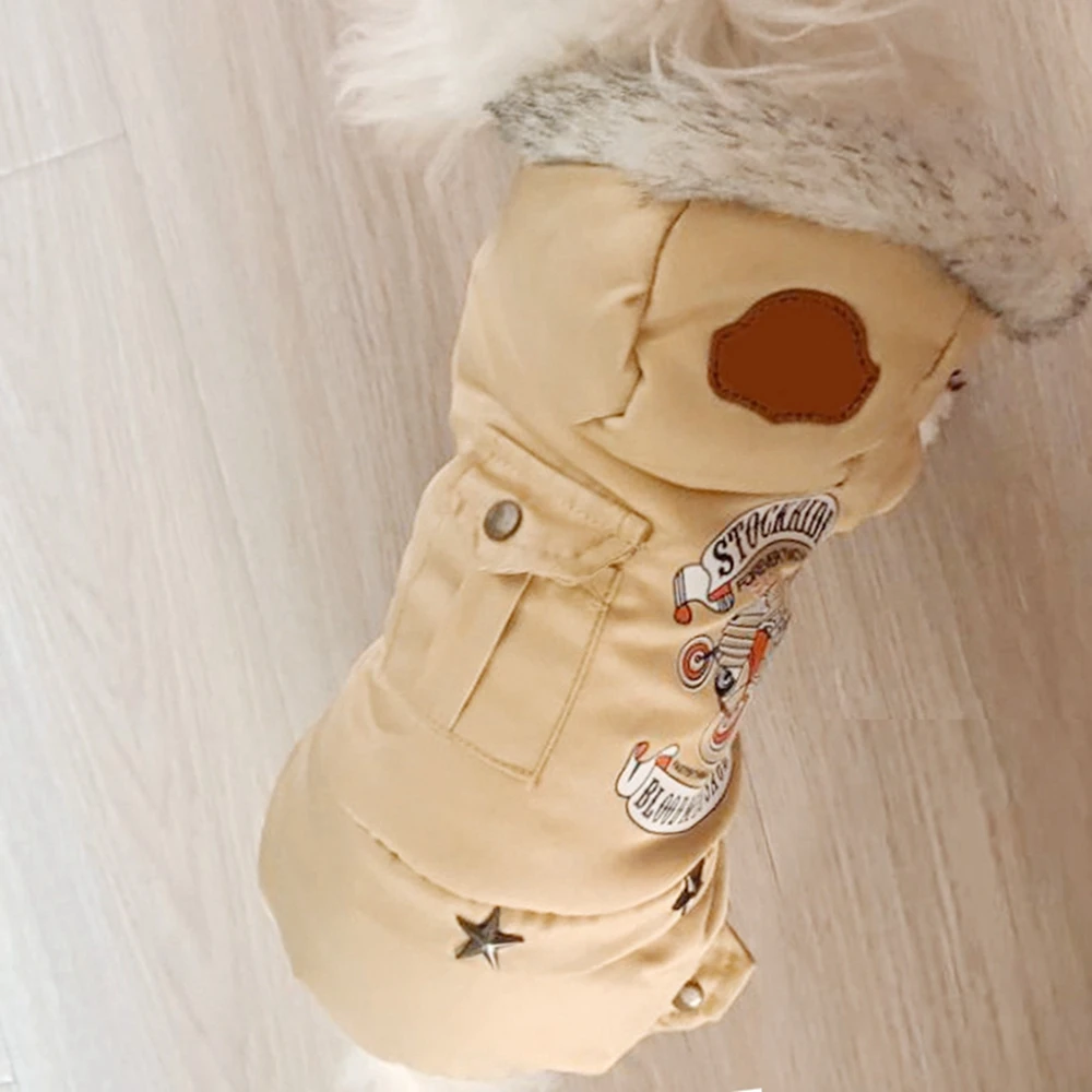 Winter  Thicken Warm Dog Clothes Puppy Pet Dog Coat Jacket For Small Medium Dogs Chihuahua Yorkies Hoodie Pets Clothing