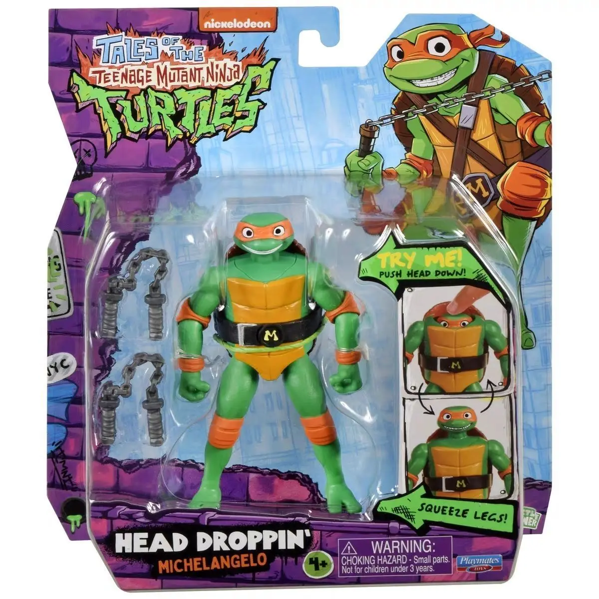 Playmates Anime Figure Teenage Mutant Ninja Turtles Figure Modle Movie Edition Pussy Doll Collect Custom Birthday Toy Gifts - view 4