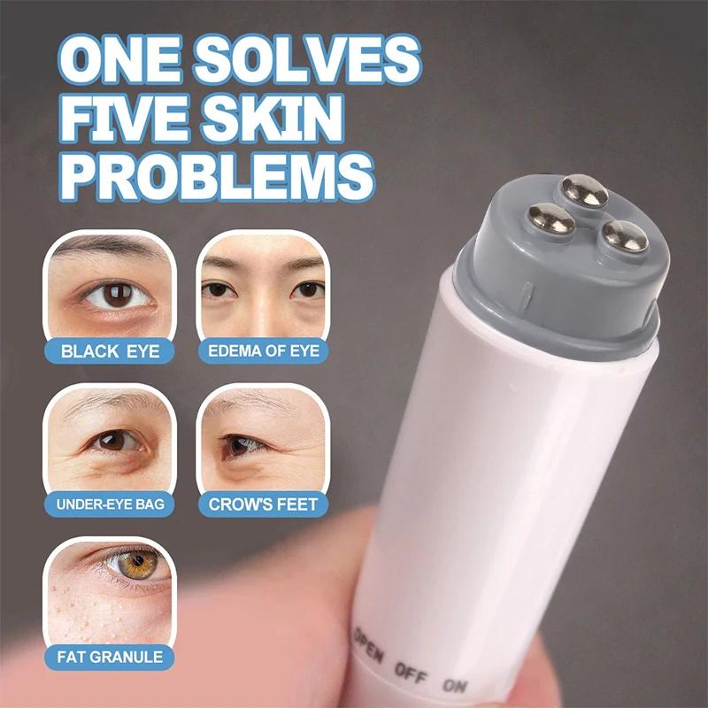 4 in 1 massaggiatore facciale elettrico micro vibrazione strumento di bellezza degli occhi per rilassare gli occhi occhiaie borse per gli occhi gonfiore massaggio degli occhi