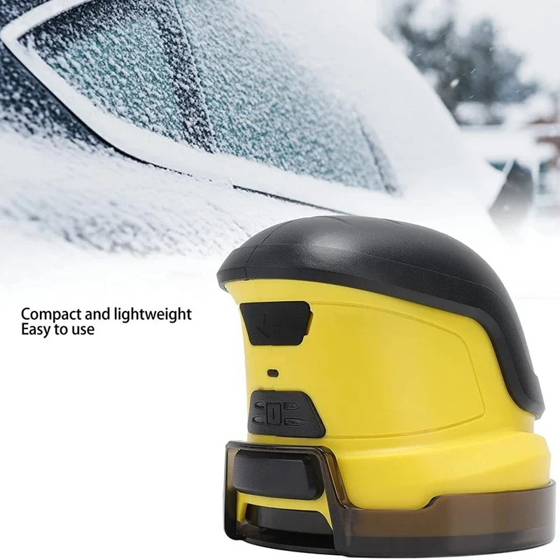 

Беспроводной электрический скребок для льда Lenovo с вращающимся диском, скребок для лобового стекла для зимней езды, инструмент для удаления льда с окон автомобиля