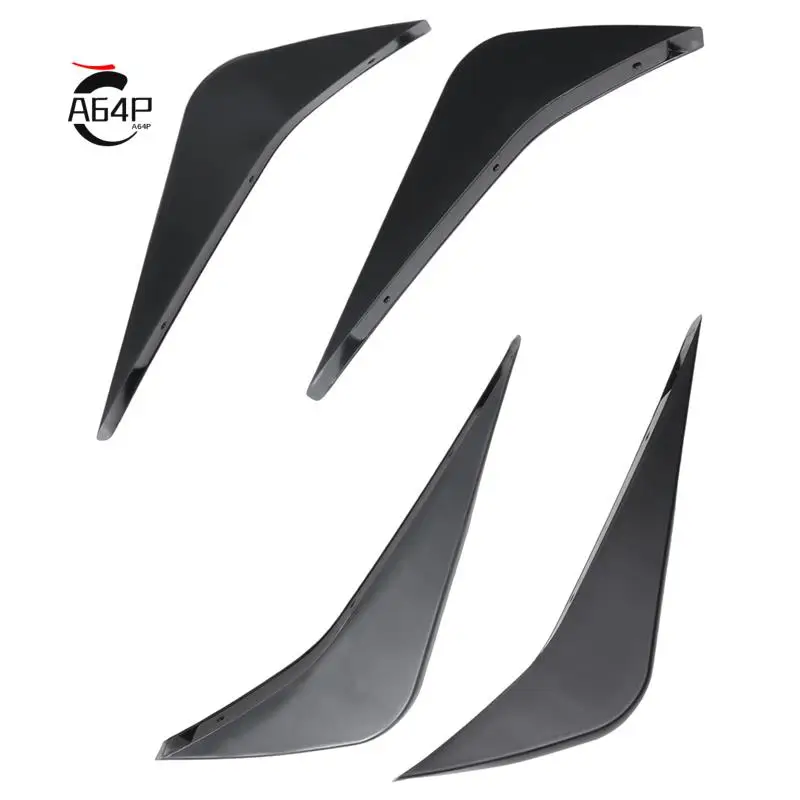 

A64P-Car Rear Bumper Air Diffuser Fin Spoiler For Corvette C7 2014-2019