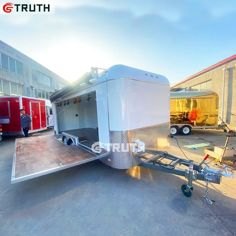 Multi-Function Exhibit Show Outdoor Style Bar Event Performing Mobile Stage Trailer Outdoor Events