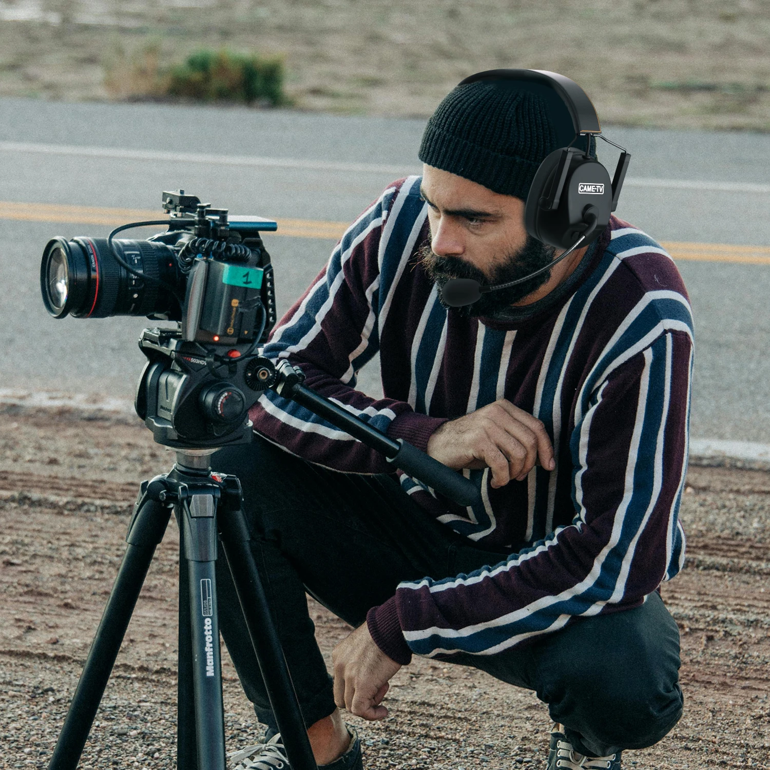 Hands-free Communication Professional Wireless Intercom Headsets For Events And Stage Performances