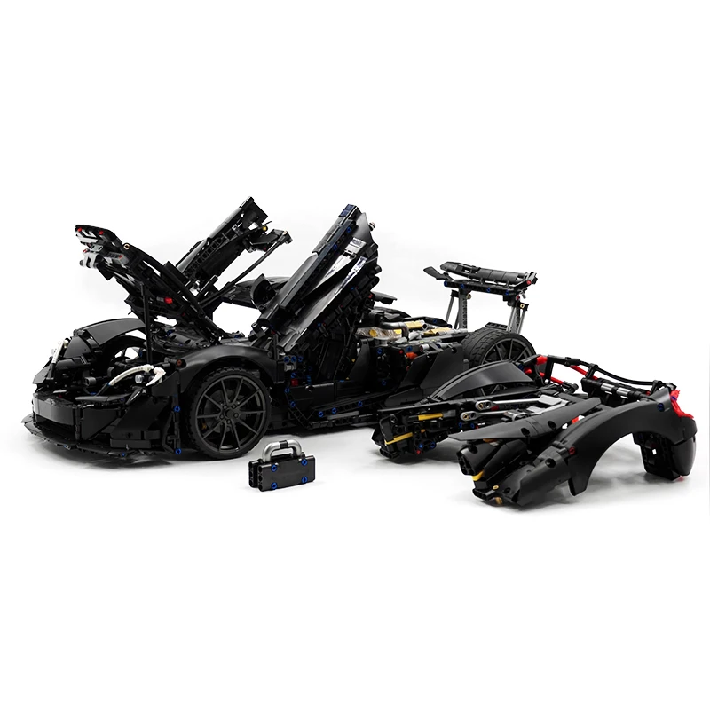 Bloques de construcción clásicos de potencia técnica P1, compatibles con ladrillos 42172B, modelo para adultos, vehículos deportivos, juguetes para niños, regalos de Navidad