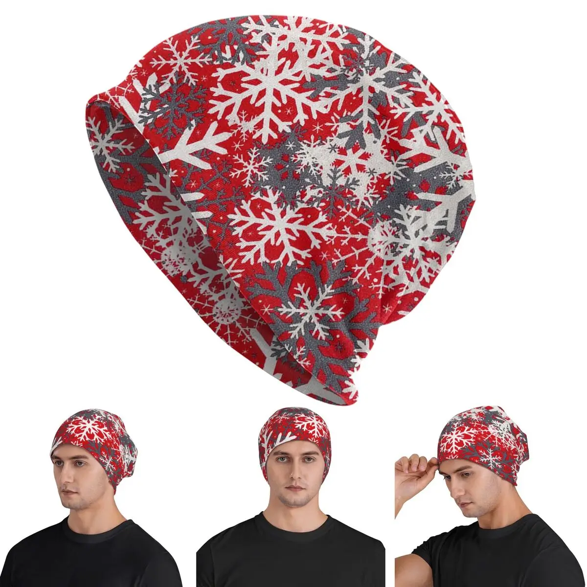 Camouflage Army Snowflake Camo Men Women Adult Beanies Caps Knitted Bonnet Hat Warm Hip Hop Autumn Winter Outdoor Skullies Hats