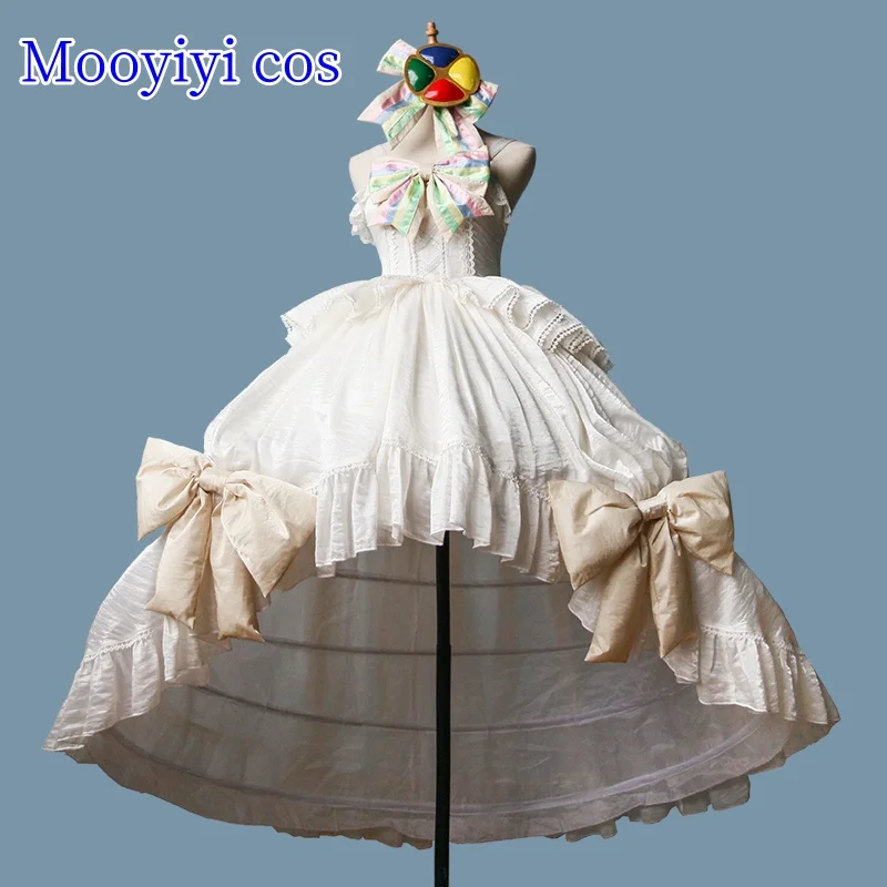 جديد Hinamori Amu تأثيري حلي هالوين عيد الميلاد لعب الأدوار حفلة كوميدية جديدة S-XL أزهار لطيفة الزفاف PaleGold