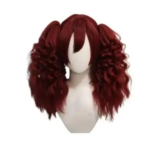 The Cosplay Wig Game Poppy Cos Playtime Red Synthetic Hair Girl Women Girls Halloween Party