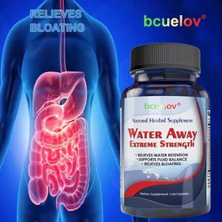 Natural Herbal Diuretic with Vitamin B6 Potassium and Dandelion Extract, Relieve Bloating and Swelling Capsules, Burn Fat