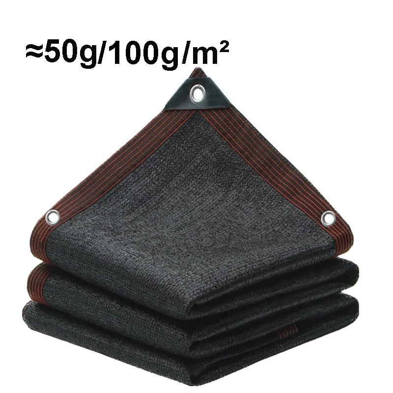 Sunshade Sail  Large Anti-UV Black Sun Shelter 3x3 4mx4 5x5 6x6 8x8 10x10 Outdoor Yard Garden Balcony Camping Sun Shade Sail