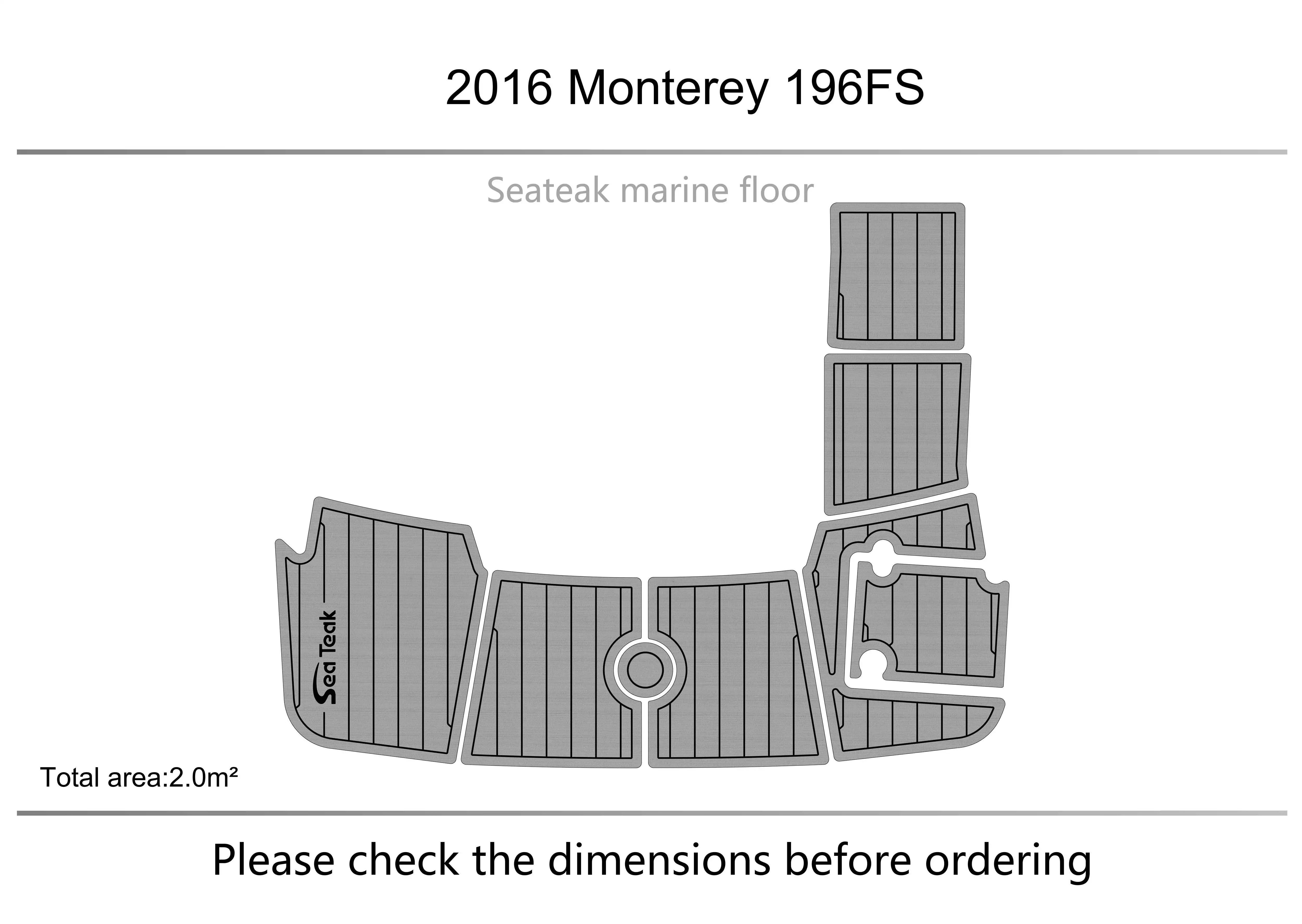 2016 Monterey 196FS Swimming platform  1/4